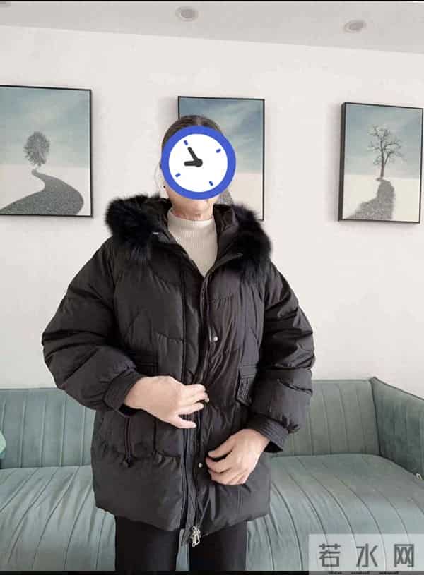 婆婆生日给婆婆买了件羽绒服，婆婆不喜欢黑色，大家帮看看怎么样