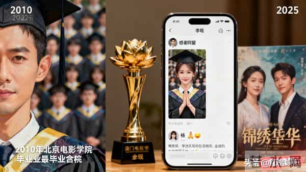 官媒同步送喜！李现杨紫获金莲花奖提名，十五年同窗终登顶峰并肩