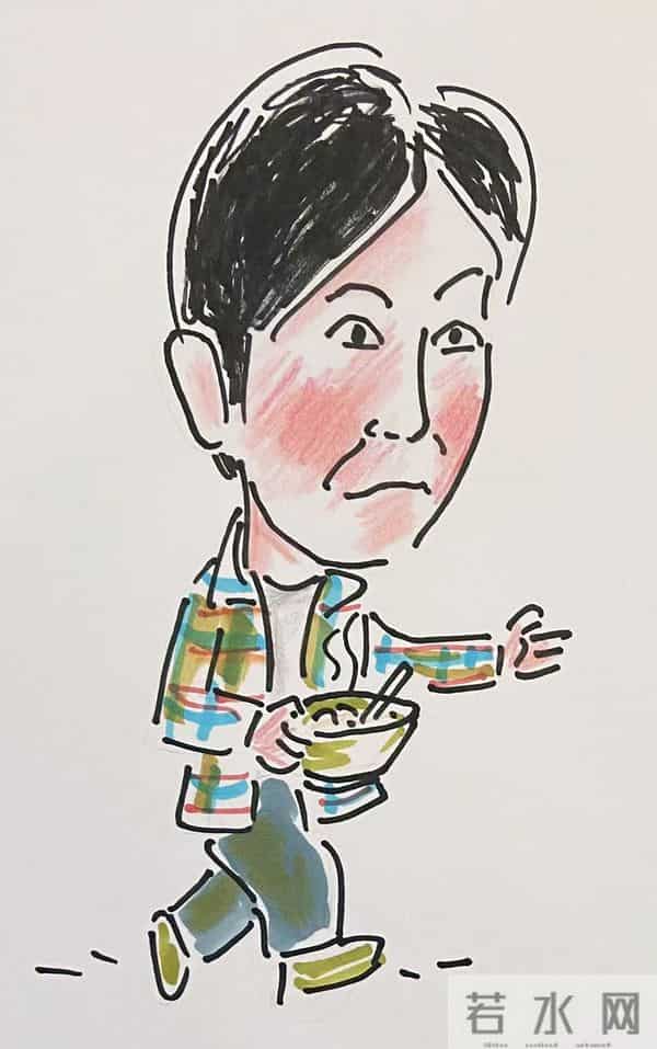 沪语电影《菜肉馄饨》主演漫像