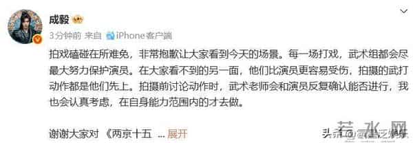 威亚失灵撞地!成毅《两京十五日》受伤,武行生存现状引热议