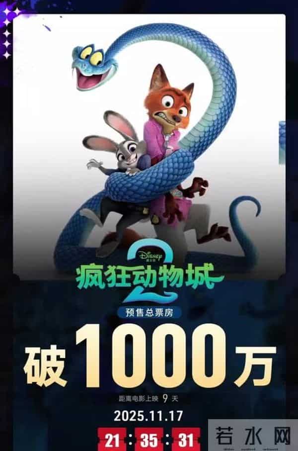 疯狂动物城2票房炸裂！首日破2亿登顶影史，全球冲刺140亿太疯狂