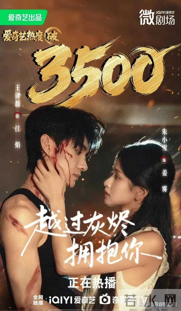 王译磊朱小雪新剧爆火!热度破3500,一举登顶爱奇艺五大榜单TOP1