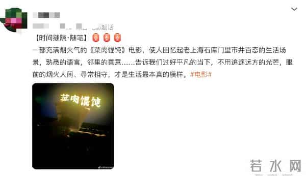 爸妈反复称赞这部电影懂他们!带长辈看电影选《菜肉馄饨》就对了