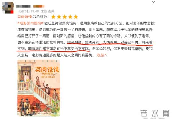 爸妈反复称赞这部电影懂他们!带长辈看电影选《菜肉馄饨》就对了