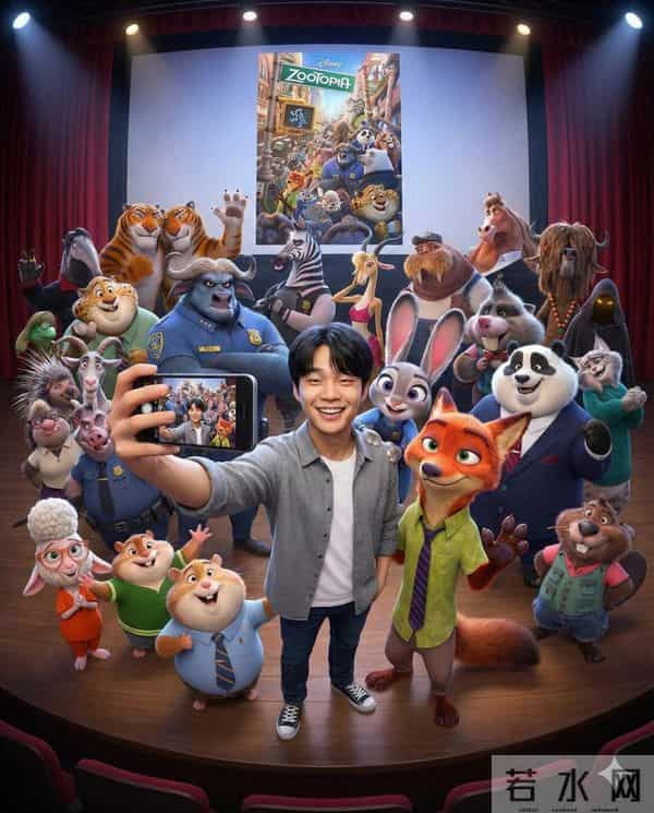 看《疯狂动物城2》这样发合照火爆朋友圈，Nano Banana Pro玩法来了