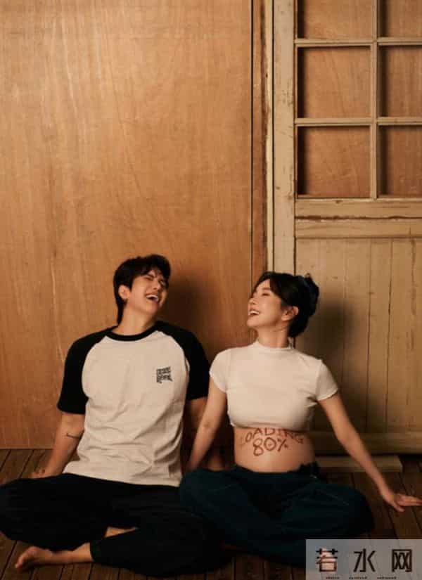 张檬和老公带儿子赏秋!8个月Dylan还在喝母乳,上围傲人气质更美