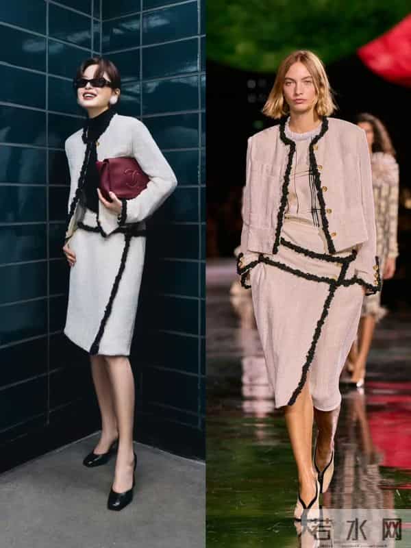 香奈儿大秀,辛芷蕾王一博同台看秀像姐弟,权志龙姨化穿搭辣眼睛