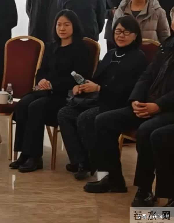 49岁翁帆现身画展！穿黑衣、皮肤白皙状态好，笑容满面和妈妈热聊