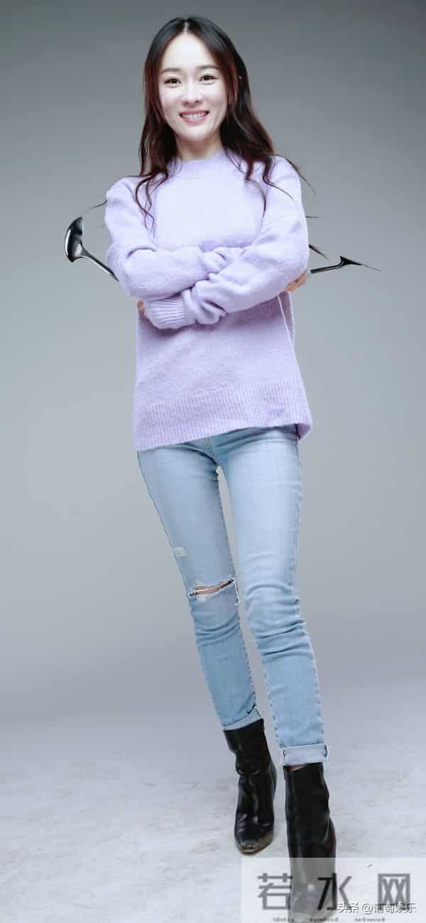 霍思燕 穿牛仔裤也太好看了