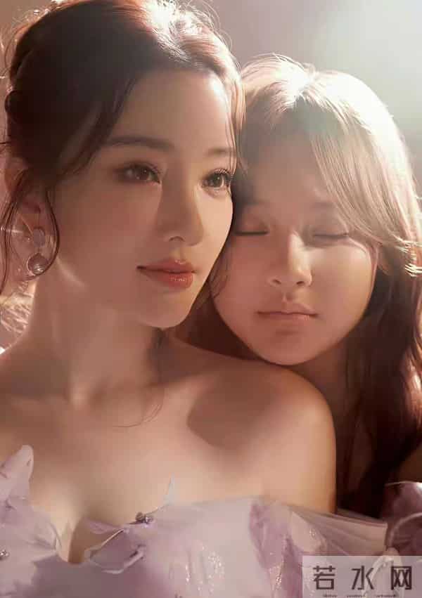 小甜馨长成大姑娘了和妈妈合影就跟姐妹花似的,五官像爸爸贾乃亮