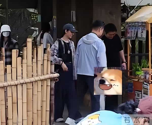 郭碧婷三亚海边捡石头,素颜眼窝深凹很疲惫,带5位助理照顾父亲