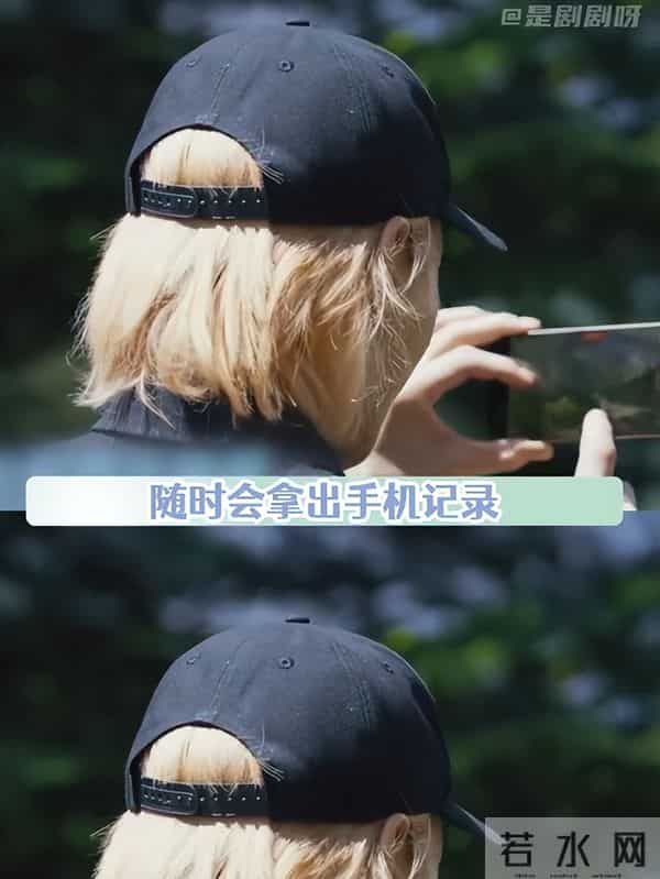 郭碧婷三亚海边捡石头,素颜眼窝深凹很疲惫,带5位助理照顾父亲