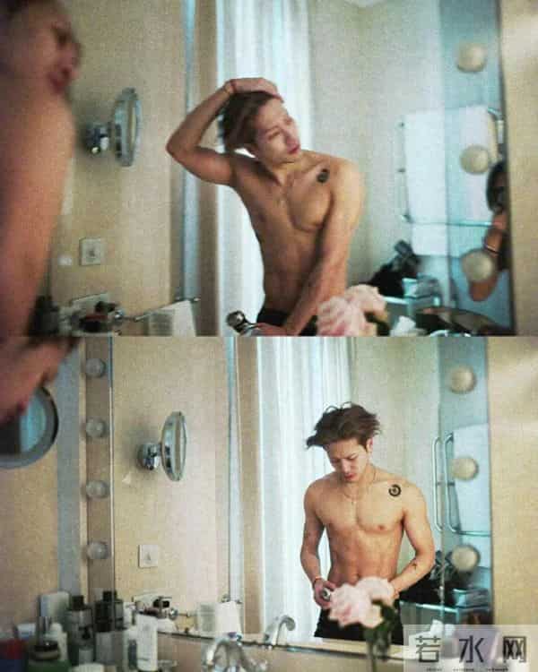 王嘉尔 一组时装周出发前记录