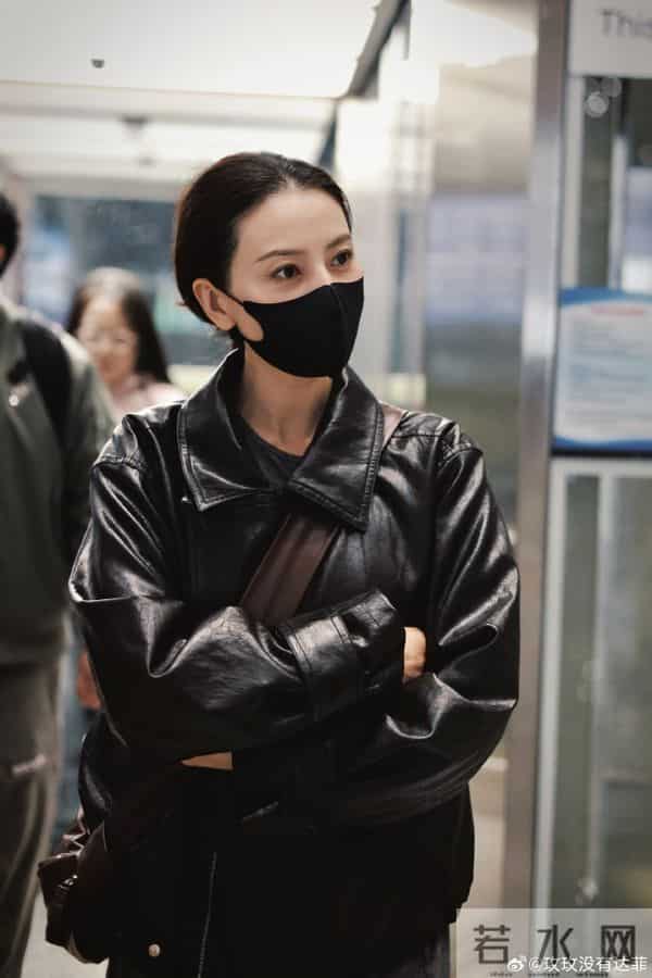 高圆圆接机美图来袭