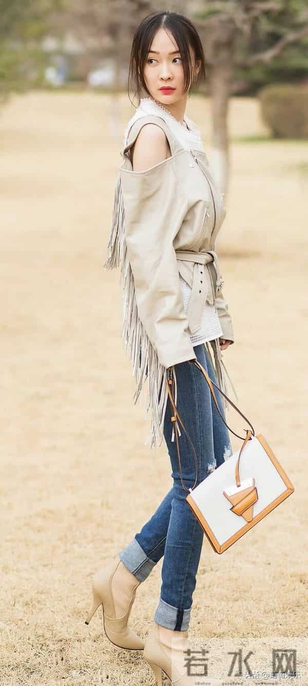霍思燕 穿牛仔裤也太好看了
