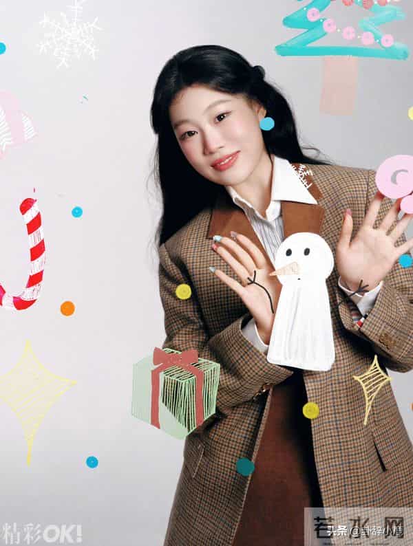 小沈阳女儿沈佳润精彩OK杂志封面,邻家小妹,看着软软的好可爱!