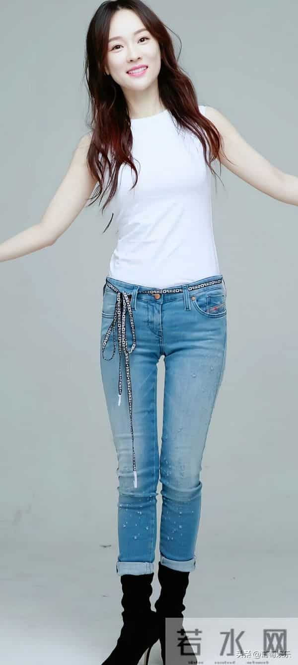 霍思燕 穿牛仔裤也太好看了