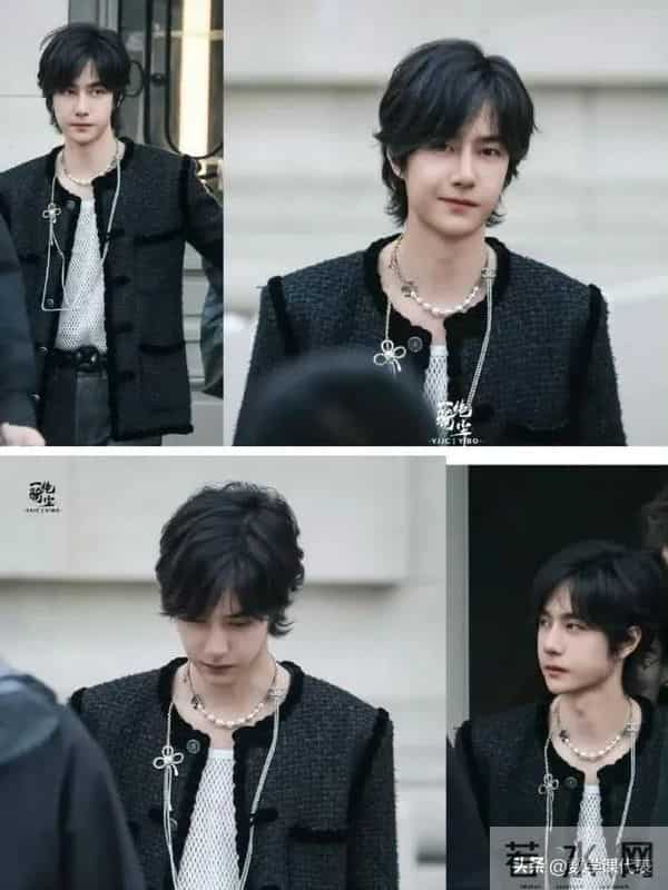 纽约街头新鲜王一博出炉，岩羊归来依旧是香家高奢贵公子！