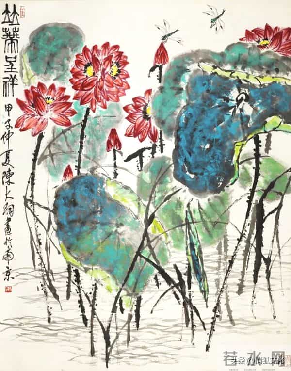 “画鸡大师”——陈大羽先生国画精品高清全图赏析