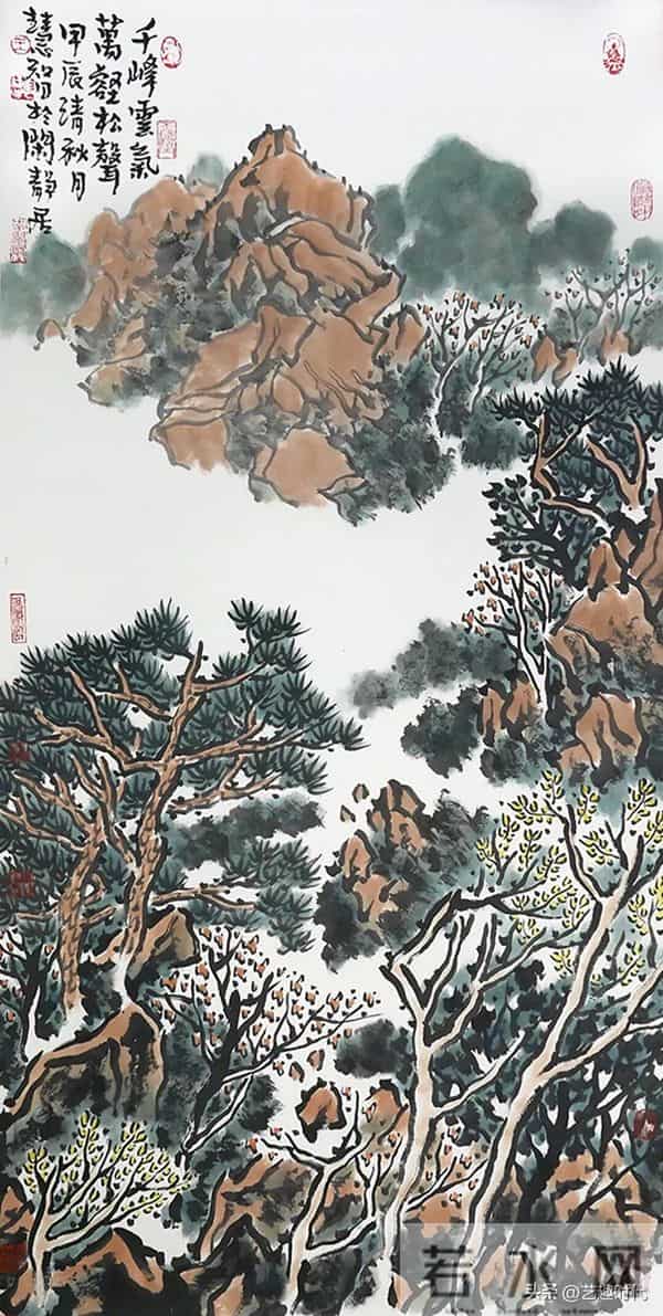 作品欣赏 - 墨语流觞——天津湖社美术家作品巡回展三亚站(二)