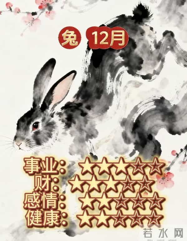 生肖兔 12月 综合解读