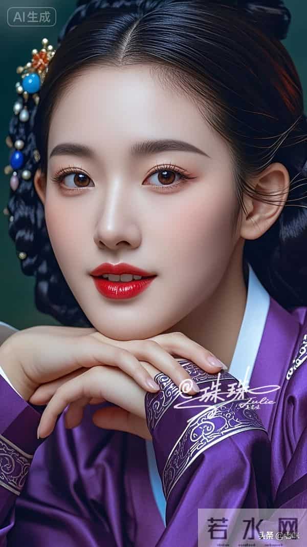 油画——穿越时空的美，朝鲜伎生的美貌，藏着极致的雅致与风情