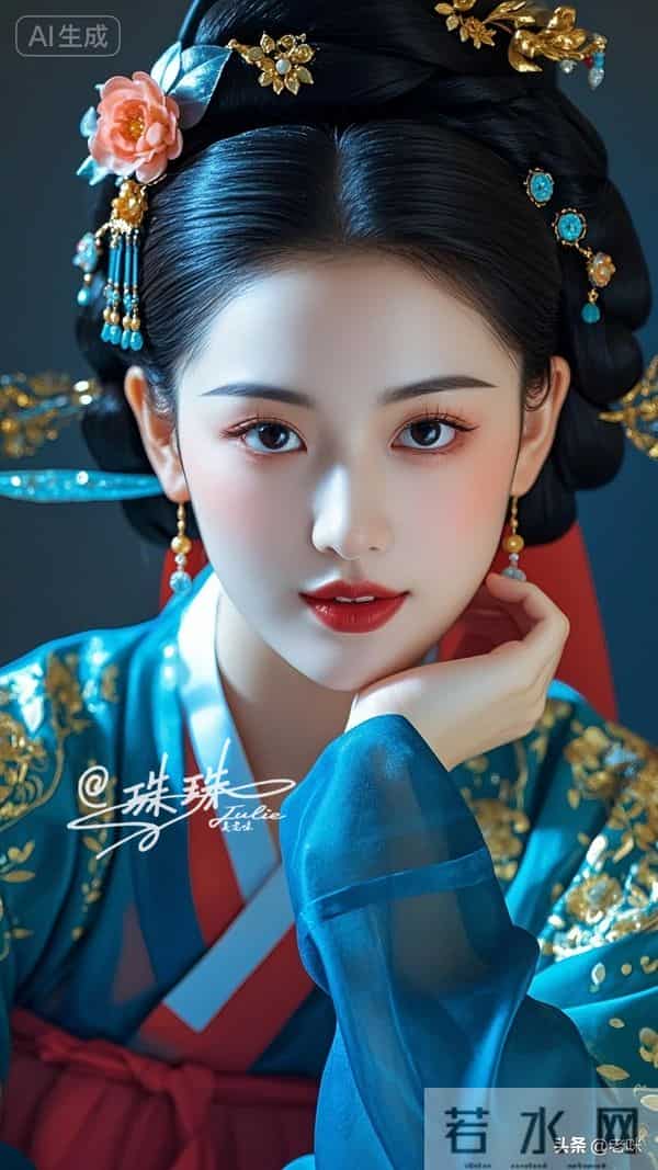 油画——穿越时空的美，朝鲜伎生的美貌，藏着极致的雅致与风情