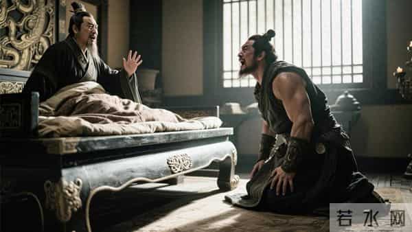 故事:东汉末年,曹操临终前对许褚说:你护朕二十余载