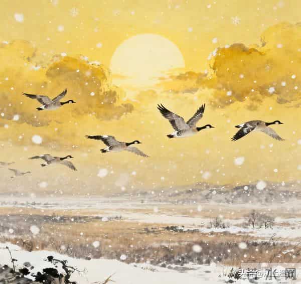 大雪诗吟23首:凄凄岁暮风,翳翳经日雪。倾耳无希声,在目皓已洁