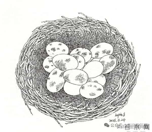 2025年钢笔画作品集，坚持就有收获