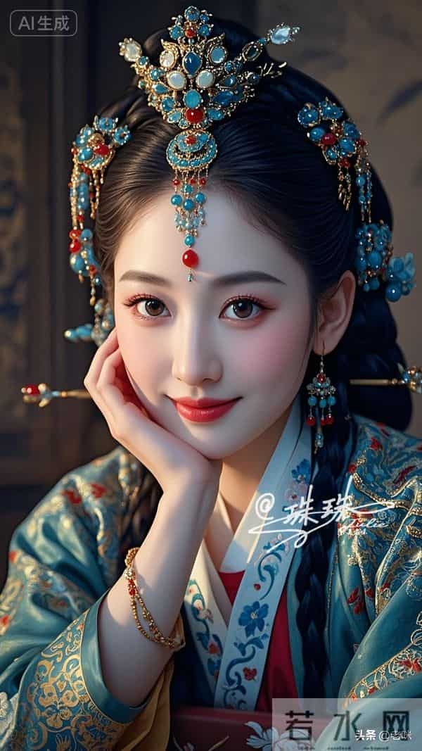 油画——穿越时空的美，朝鲜伎生的美貌，藏着极致的雅致与风情