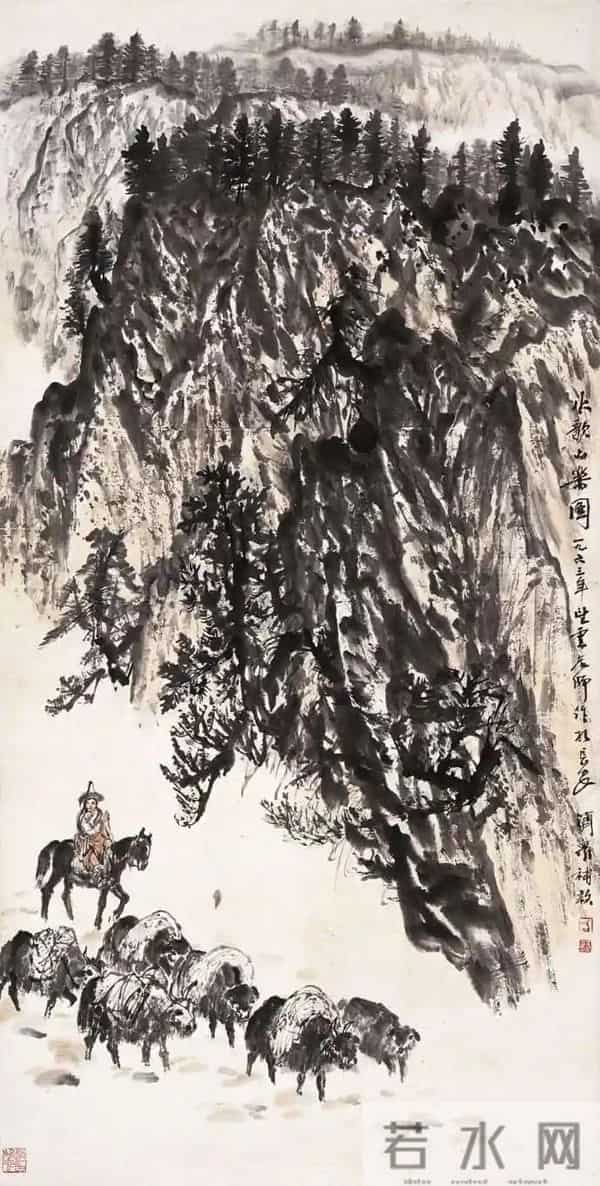 一代宗师赵望云,果真是站在云端让人仰望的巨匠!