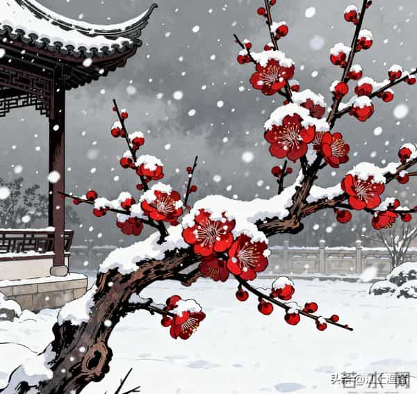 大雪诗吟23首:凄凄岁暮风,翳翳经日雪。倾耳无希声,在目皓已洁