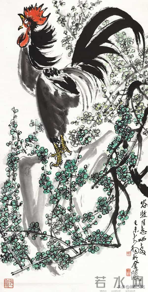 “画鸡大师”——陈大羽先生国画精品高清全图赏析