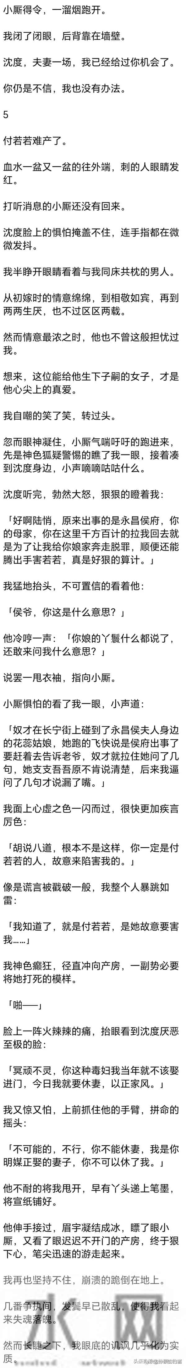 嫁给沈度的第二年，侯府突然被查抄，我被婆母偷偷从密道里送出来
