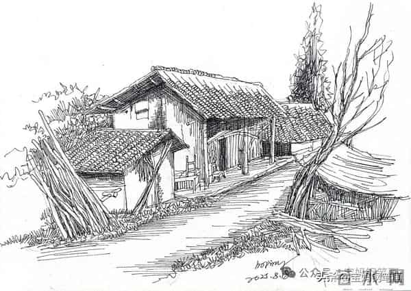 2025年钢笔画作品集，坚持就有收获