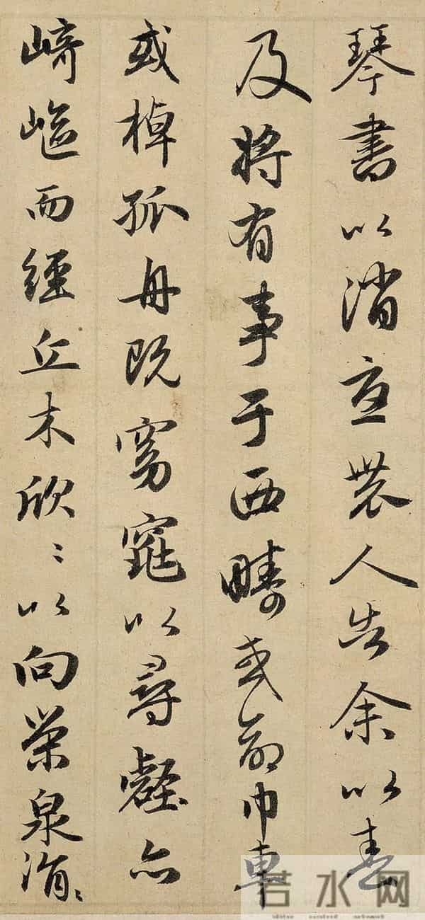 看完这幅字,你就知道赵孟頫写字多熟练了!