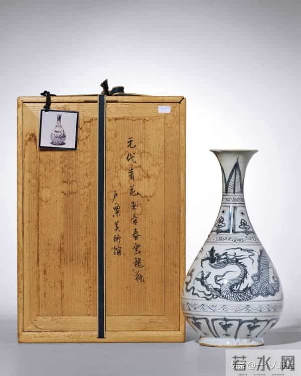 流传有序的元末至明洪武 青花云龙纹玉壶春瓶｜京古2025秋拍