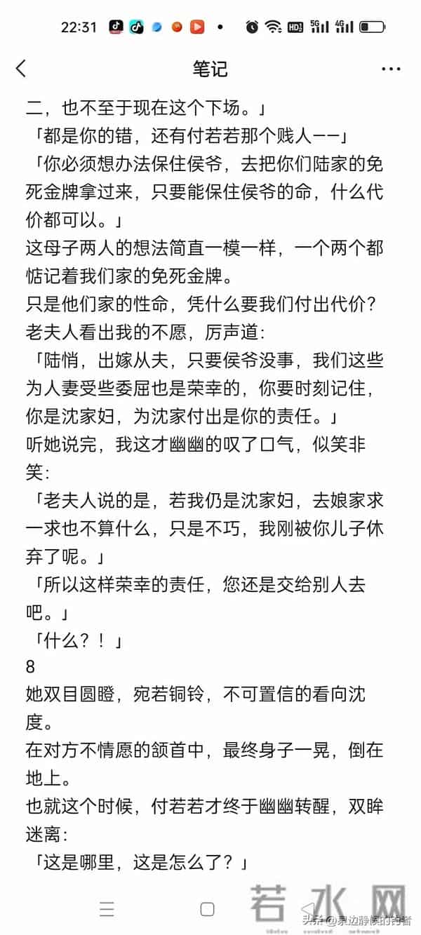 嫁给沈度的第二年，侯府突然被查抄，我被婆母偷偷从密道里送出来