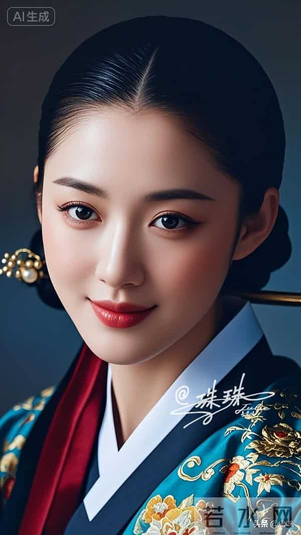 油画——穿越时空的美，朝鲜伎生的美貌，藏着极致的雅致与风情