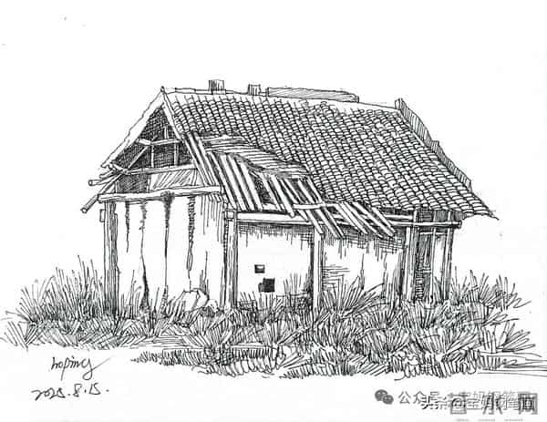 2025年钢笔画作品集，坚持就有收获