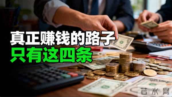 真正赚钱的路子，只有这四条，深度好文！