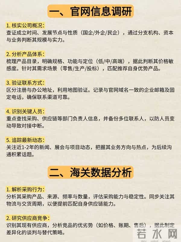 新来的外贸女生连客户背调都不会，无语了！