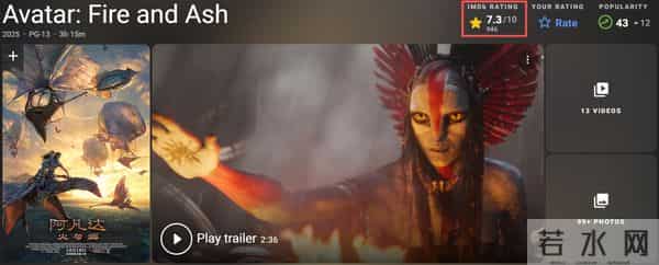 《阿凡达3》评分创系列最低，观众评价情节糟糕，212亿票房梦碎了