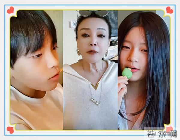 张兰和小玥儿牵手逛公园被偶遇，小玥儿身高抢镜，背影像极了大S