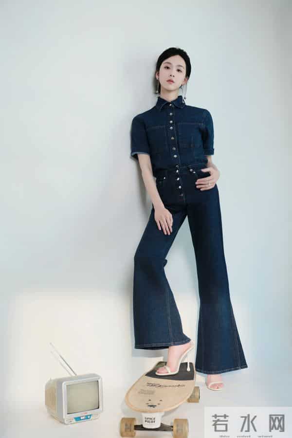 女明星，陈都灵的美脚