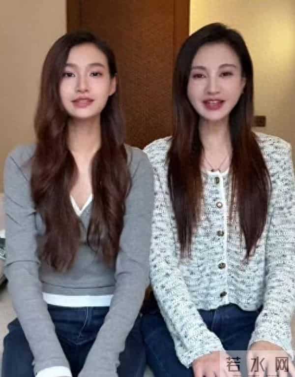 演员杨雪与15岁女儿合拍视频，网友：怎么有两个江玉燕