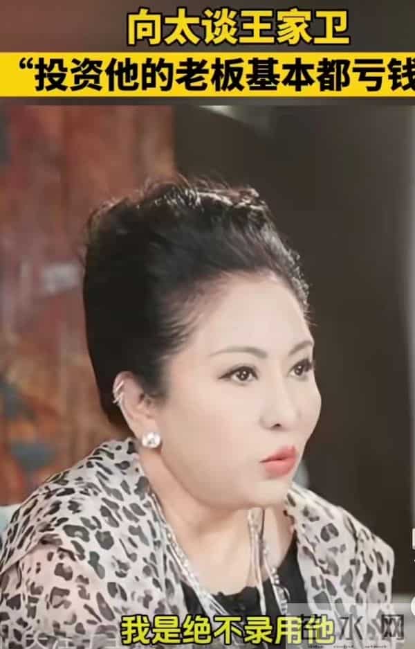 向太陈岚直言不讳：绝不录用王家卫！没有张叔平，他算个屁