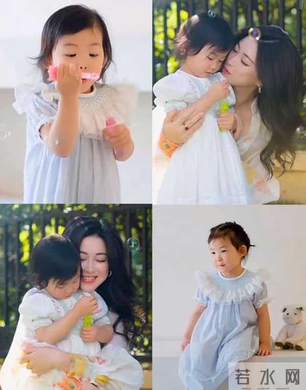 朱珠女儿机场飞奔扑向妈妈,朱珠倒地拥抱,女儿梨涡脸型笑容如花