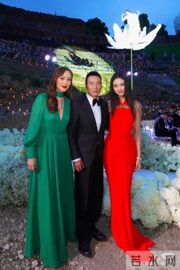 温州日清集团嫁女，甄子丹和汪诗诗甜蜜牵手，任达华女儿长得像他